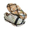 CAKKA Crampons, Portable Walk Traction Ice Cleats - Non Slip, Break Resistant, Easy to Wear - Ice Spikes Gripper for Walking Hiking on Snow and Ice, Fits for Shoes Boots Etc. L view 1
