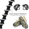 CAKKA Crampons, Portable Walk Traction Ice Cleats - Non Slip, Break Resistant, Easy to Wear - Ice Spikes Gripper for Walking Hiking on Snow and Ice, Fits for Shoes Boots Etc. L view 3