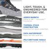 Korkers Verglas Ridge Men's SnowTrac & IceTrac Soles, Size 14.0 (OB9320GY-14), Black view 2