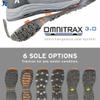 Korkers Verglas Ridge Men's SnowTrac & IceTrac Soles, Size 14.0 (OB9320GY-14), Black view 3