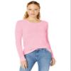 Amazon Essentials Women's Long-Sleeve Lightweight Crewneck Sweater (Available in Plus Size), Light Pink, X-Large view 1