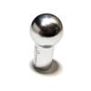 A C E Extended Aluminium Stem Catcher Knob for Brompton in Silver view 1