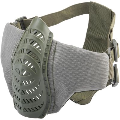 Evike Airsoft - Matrix Low Profile Tactical Padded Lower Half Face Face Pro (Color: Ranger Green)