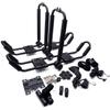 HongK- 3 in 1 Universal Kayak Carrier Car SUV Roof Rack J-Shape Fodable Racks Compatible With Canoe SUP Kayaks [See Fitment] view 2