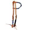 Showman Arrow Beaded Single Ear Leather Headstall view 1