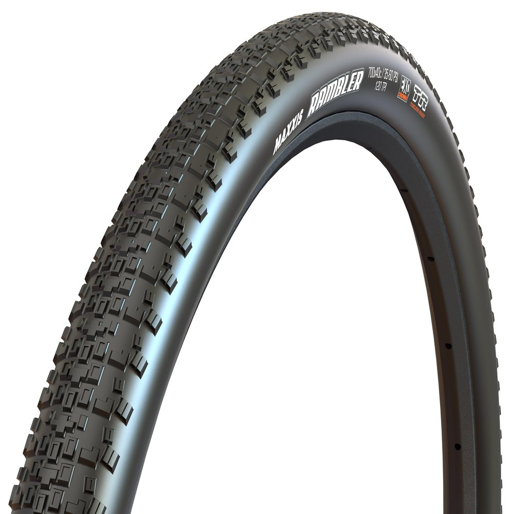 Maxxis Rambler - Dual Compound - 700, 650 - EXO, SilkShield - Tubeless | Do-it-All Gravel Tire, Size 650x47B - EXO