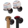Wallniture Sporta Baseball Holder, Display Stand for Baseball Bat, Ball Storage for Wall, Bat Holder Set of 4 Black view 1