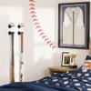 Wallniture Sporta Baseball Holder, Display Stand for Baseball Bat, Ball Storage for Wall, Bat Holder Set of 4 Black view 2