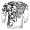 Xtreme Couture by Affliction Mens Thermal T-Shirt Accuser Skull Biker MMA Gym$58 (4XL) White view 1