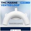 Tmc Marine Vented Loop for Boats and RVs, 1-1/2 Inch Hose - Prevents Siphoning in Inlet and Discharge Plumbing Systems - FO2422 view 2