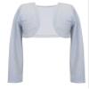 Hannah Banana Little Girls Long Sleeve Shrug/Cardigan/Sweater, Silver, 5 view 1