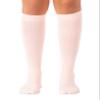 Comrad Nylon Knee High Socks - 15-20mmHg Graduated Compression Socks, (Large, Rose) - Soft & Breathable Support Socks for Men, Pregnant Women, Nurses, Home, Work, & Travel