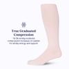 Comrad Nylon Knee High Socks - 15-20mmHg Graduated Compression Socks, (Large, Rose) - Soft & Breathable Support Socks for Men, Pregnant Women, Nurses, Home, Work, & Travel view 4