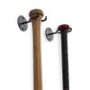 Wallniture Sporta Baseball Holder, Baseball Bat Wall Mount Display Stand for Man Cave Decor, Sports Memorabilia Ball Storage Rack Set of 2 Black view 4