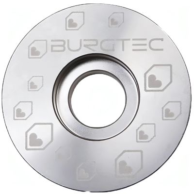 Burgtec Top Cap Silver, 1 1/8In