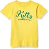 Marky G Apparel Girls' Printed Kitts Graphic Fine Jersey T-Shirt, Yellow, M view 1