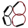 Barre Red Double Tube Exercise Tubing Equipment for Pure Barre Workout & Pair of Womens Barre Socks: Life By Lexie view 3