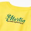 Marky G Apparel Girls' Printed St. Martin Graphic Cotton Jersey Short Sleeve Tee, Yellow, L view 2