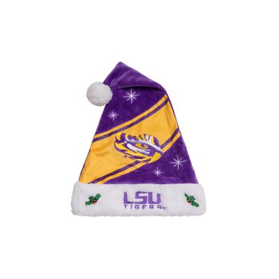FOCO H10NC19HENCAA LSU Tigers High End Holiday Santa Hat CapHigh End Holiday Santa Hat Cap, Team Color, One Size