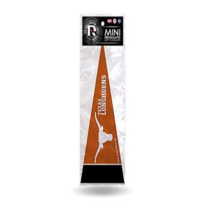 Rico Industries NCAA Texas Longhorns 8-Piece 4-Inch by 9-Inch Classic Mini Pennant Dcor Set