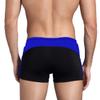 Easyglide Square Leg Suit Mens Comfortable Swimsuit for Polyester Fabric Shape Retention,Quick Drying (Black&Dazzling Blue, 36) view 3