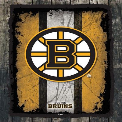 Boston Bruins 24" x 32" Officially Licensed Logo Canvas by the Holland Bar Stool Co.
