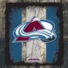 Colorado Avalanche 15" x 20" Officially Licensed Logo Canvas by the Holland Bar Stool Co. view 1
