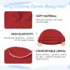Zando Infant Toddler Baby Unisex Cotton Soft Cute Lovely Newborn Kids Hat Beanies Caps Baby Beanie for Boys Girls G Red Small/0-6 Months view 3
