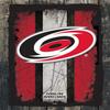 Carolina Hurricanes 15" x 20" Officially Licensed Logo Canvas by the Holland Bar Stool Co. view 1