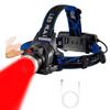 WINDFIRE Red Light Hunting Headlamp High Lumen, Super Bright LED Zoomable Head Lamp Motion Sensor, Headlight Rechargeable, Perfect for Astronomy, Aviation, Night Observation view 1