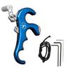 SHARROW Bow Release 4 Thumb Trigger Archery Release Aid Compound Bow Accessory Hunting Finger Release Trigger (Blue) view 1