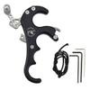 SHARROW Bow Release 4 Thumb Trigger Archery Release Aid Compound Bow Accessory Hunting Finger Release Trigger (Black) view 1