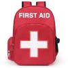 Gatycallaty First Aid Bag Empty Backpack Emergency Bags First Responder Trauma Treatment with 13 Pockets for Outdoor Hiking Travel Field Trips Camping Road Trip Essentials (Red) view 1