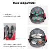 Gatycallaty First Aid Bag Empty Backpack Emergency Bags First Responder Trauma Treatment with 13 Pockets for Outdoor Hiking Travel Field Trips Camping Road Trip Essentials (Red) view 3