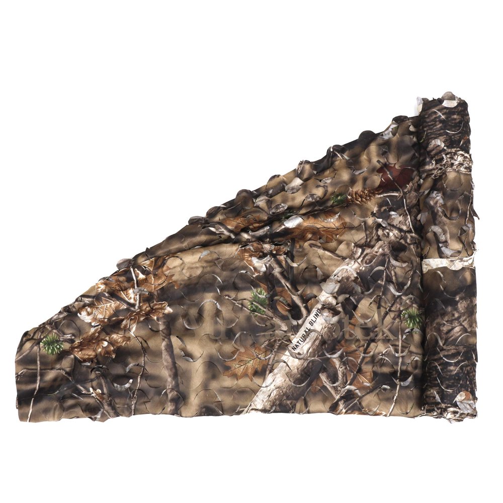 AUSCAMOTEK Camo Netting Camouflage Net for Deer Blind Material Soft Quiet -Brown 5x20 Ft