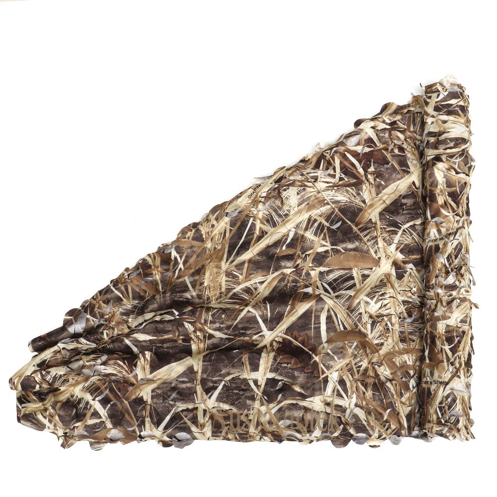AUSCAMOTEK Camo Netting Camouflage Net for Duck Blind Material Soft Quiet -Dry Grass 5x10Ft