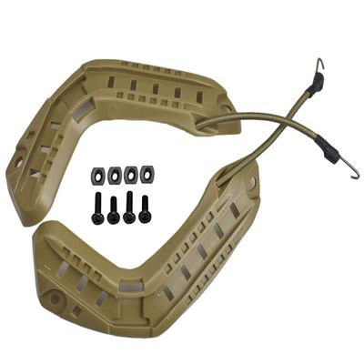 Fast Helmet Rail Mount Kit Helmet Side Rail Accessory (Coyote)