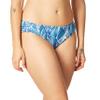La Blanca Women's Standard Side Shirred Hipster Bikini Swimsuit Bottom, Poolside//Sketched Leaves, 10 view 2