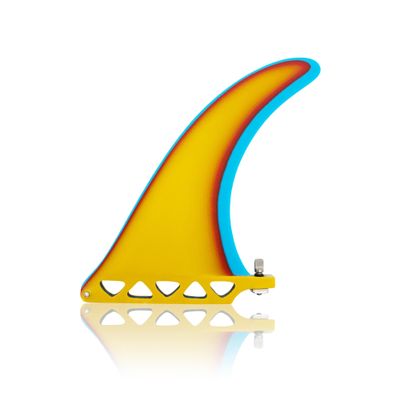 AQUBONA Surfboard Longboard Fin 7 8 9 10 Inch Single Fin - Center Fin for Longboard, Surfboard & Paddleboard (F)