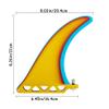AQUBONA Surfboard Longboard Fin 7 8 9 10 Inch Single Fin - Center Fin for Longboard, Surfboard & Paddleboard (F) view 2