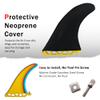 AQUBONA Surfboard Longboard Fin 7 8 9 10 Inch Single Fin - Center Fin for Longboard, Surfboard & Paddleboard (F) view 3
