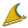 AQUBONA Surfboard Longboard Fin 7 8 9 10 Inch Single Fin - Center Fin for Longboard, Surfboard & Paddleboard (F) view 4