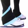 LIUHUO Ladies Figure Skating Training Suits - Velvet Pants (Kids 5-6, Light Blue) view 4