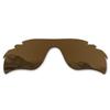 Puzzley Mirror Polarized Replacement Lenses for Oakley RadarLock Path Vented OO9181 Sunglasses - Antique Bronze Mirror Polarized view 1