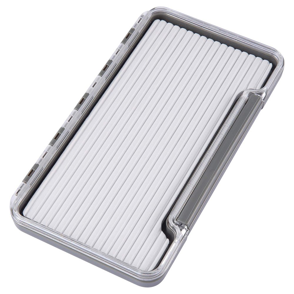 Bassdash Waterproof Fly Box Single/Double Sided Fishing Flies Storage With Foam/Silicone Slits Insert