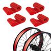 ADDMOTOR Rim Strip Rim Tape 26 inch Fat tire Liner PVC Inner Tube Cushion Protector Anti Puncture for Bikes 4PCS (Red) view 1