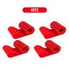 ADDMOTOR Rim Strip Rim Tape 26 inch Fat tire Liner PVC Inner Tube Cushion Protector Anti Puncture for Bikes 4PCS (Red) view 2
