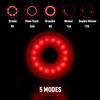 USB Rechargeable LED Bike Tail Light  Daffodil LEC500 - Bright Cycling Safety Flashlight, 5 Lighting Modes, Waterproof Bicycle Light view 2