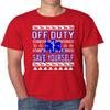 ALLNTRENDS Xmas EMT Off Duty Save Yourself Men's T Shirt EMT Christmas (3XL, Red) view 1