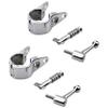 Bimini Top Hinge Jaw Slide Rail Mount W/Boat Pin & Cam Clamp Quick Release Stainless Steel Pair 7/8 inch view 3